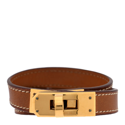 Hermes Barenia Kelly Double Tour Bracelet XS Fauve 1 of 7