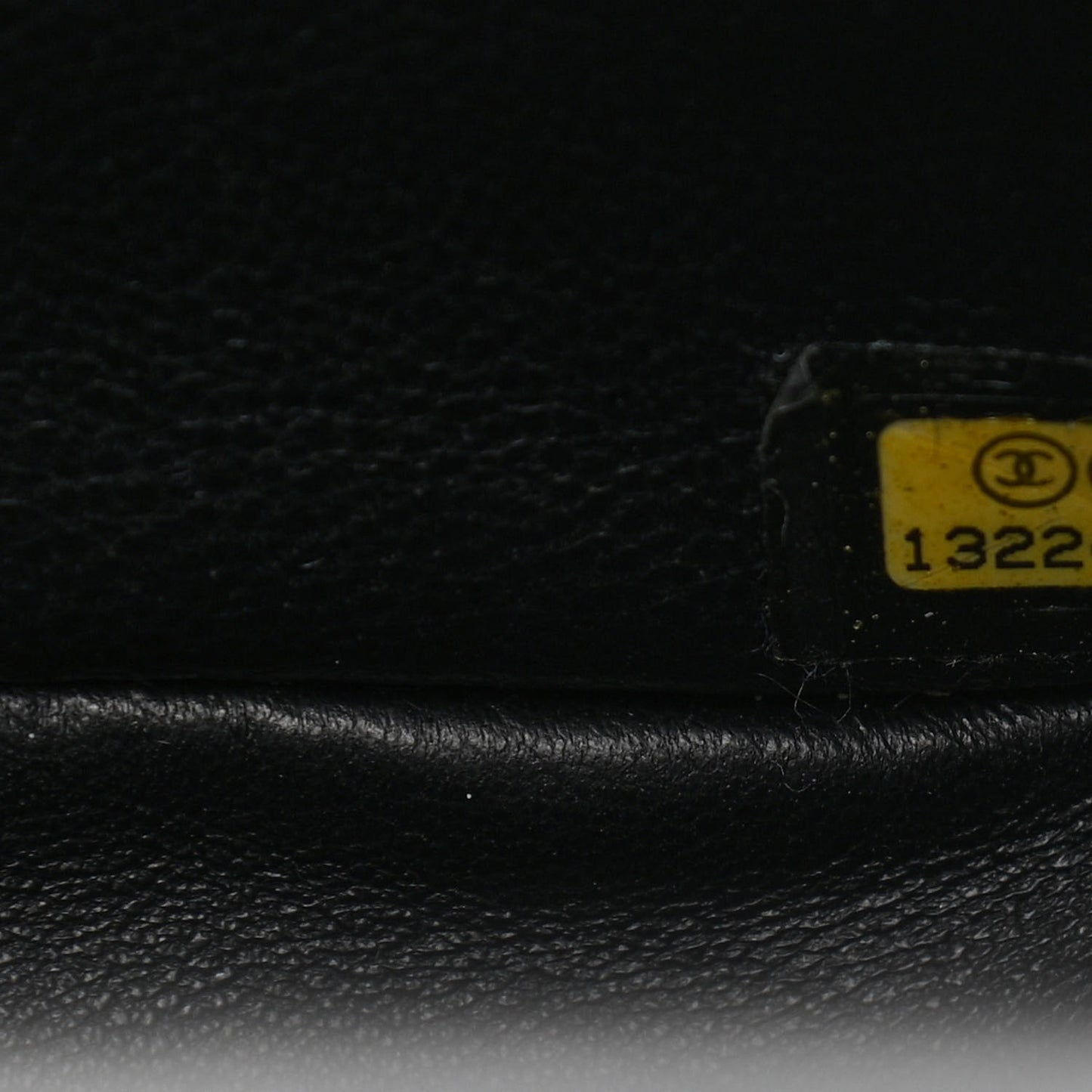 Patent Quilted Jumbo Double Flap Black