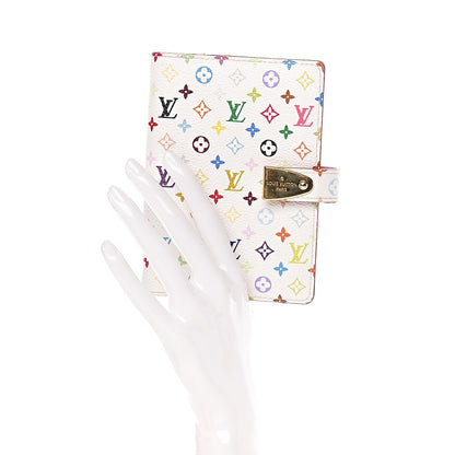 Louis Vuitton Monogram Multicolor Partenaire Agenda Cover PM White Litchi 2 of 14