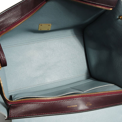 Celine Calfskin Suede Medium Trapeze Grey 5 of 10