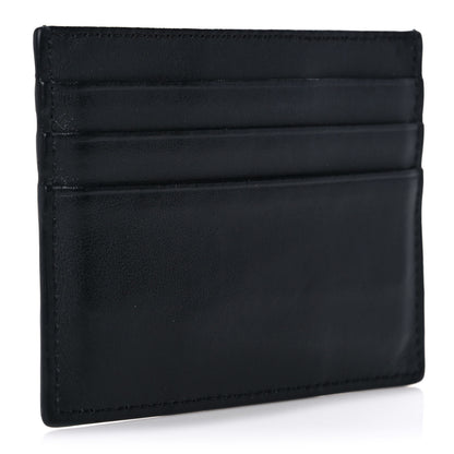 Fendi Vitello Grace FF 1974 Embossed Card Holder Black 3 of 10
