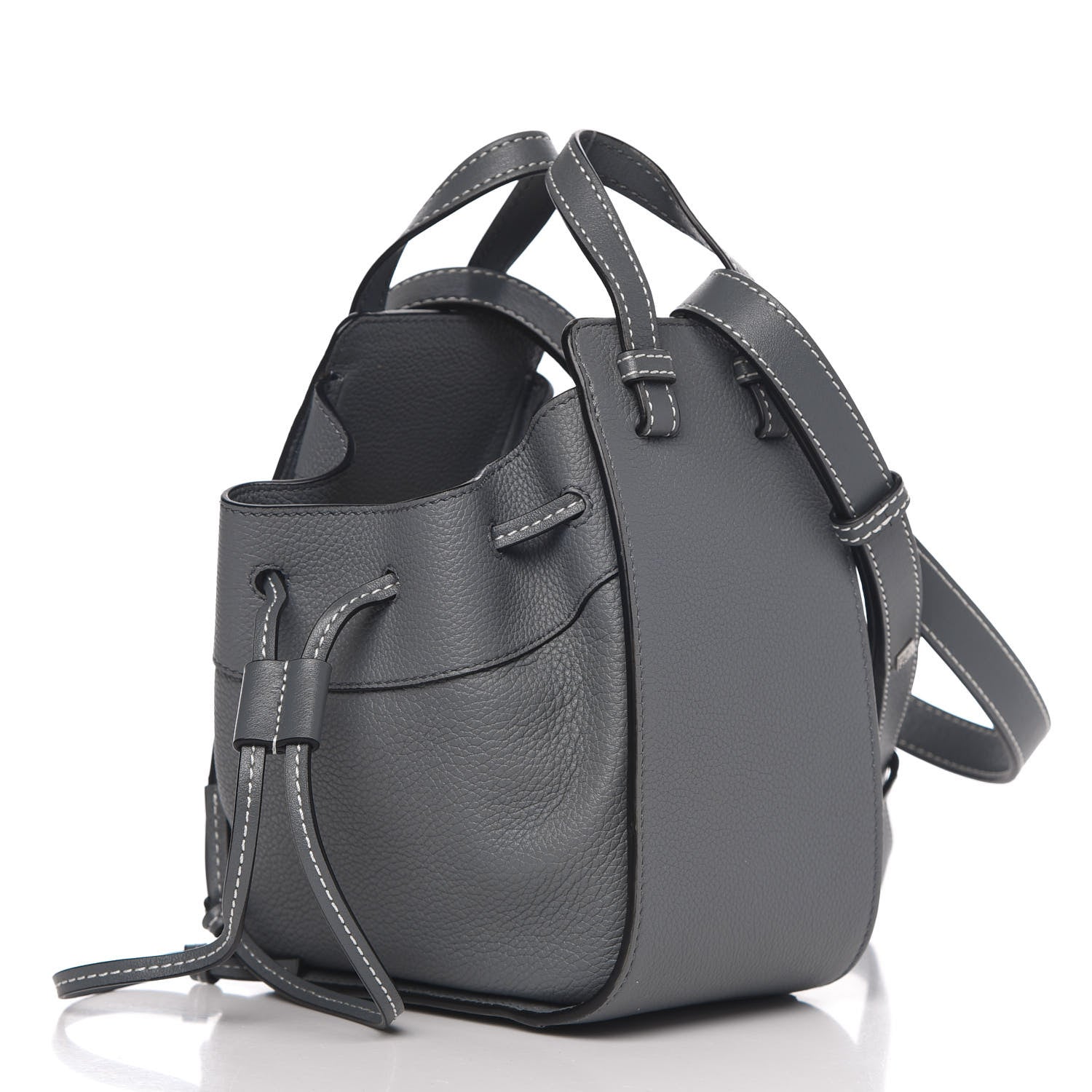 Loewe Calfskin Mini Hammock Shoulder Bag Anthracite 3 of 9