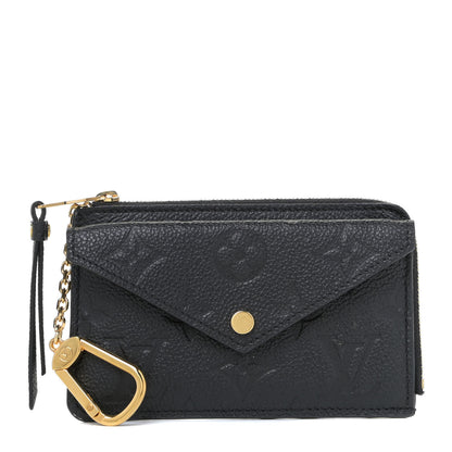 Louis Vuitton Empreinte Recto Verso Card Holder Black 1 of 7