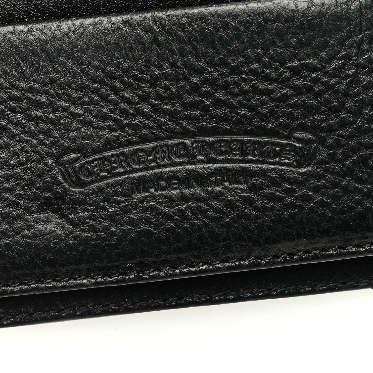 Chrome Hearts Grained Calfskin Dagger Long Wallet Black 6 of 6