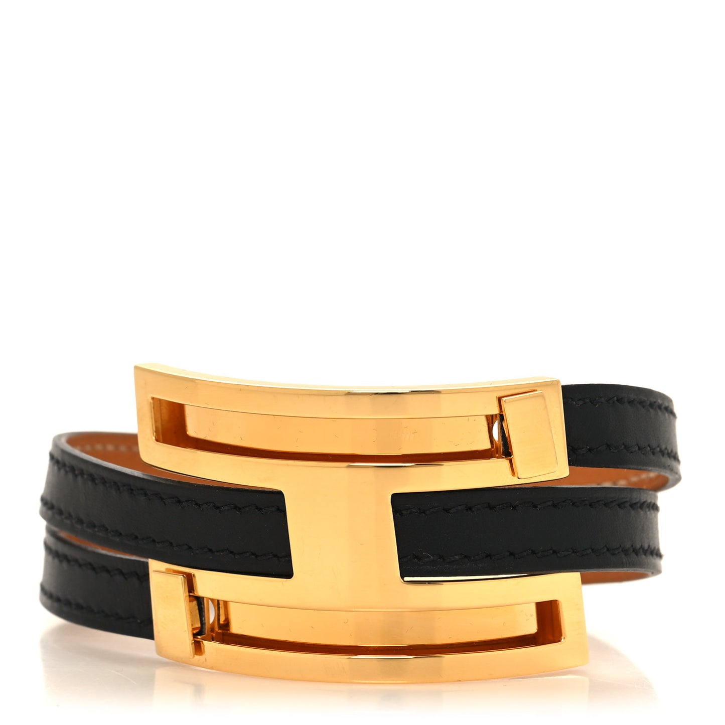 Chamonix Pousse Pousse Triple Tour Bracelet Black