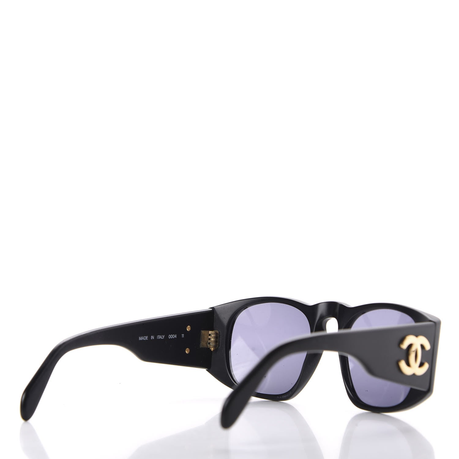 Chanel CC Logo Sunglasses 0004 Black 4 of 6