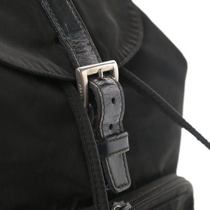 Prada Tessuto Nylon Vela Cinch Backpack Black 11 of 11