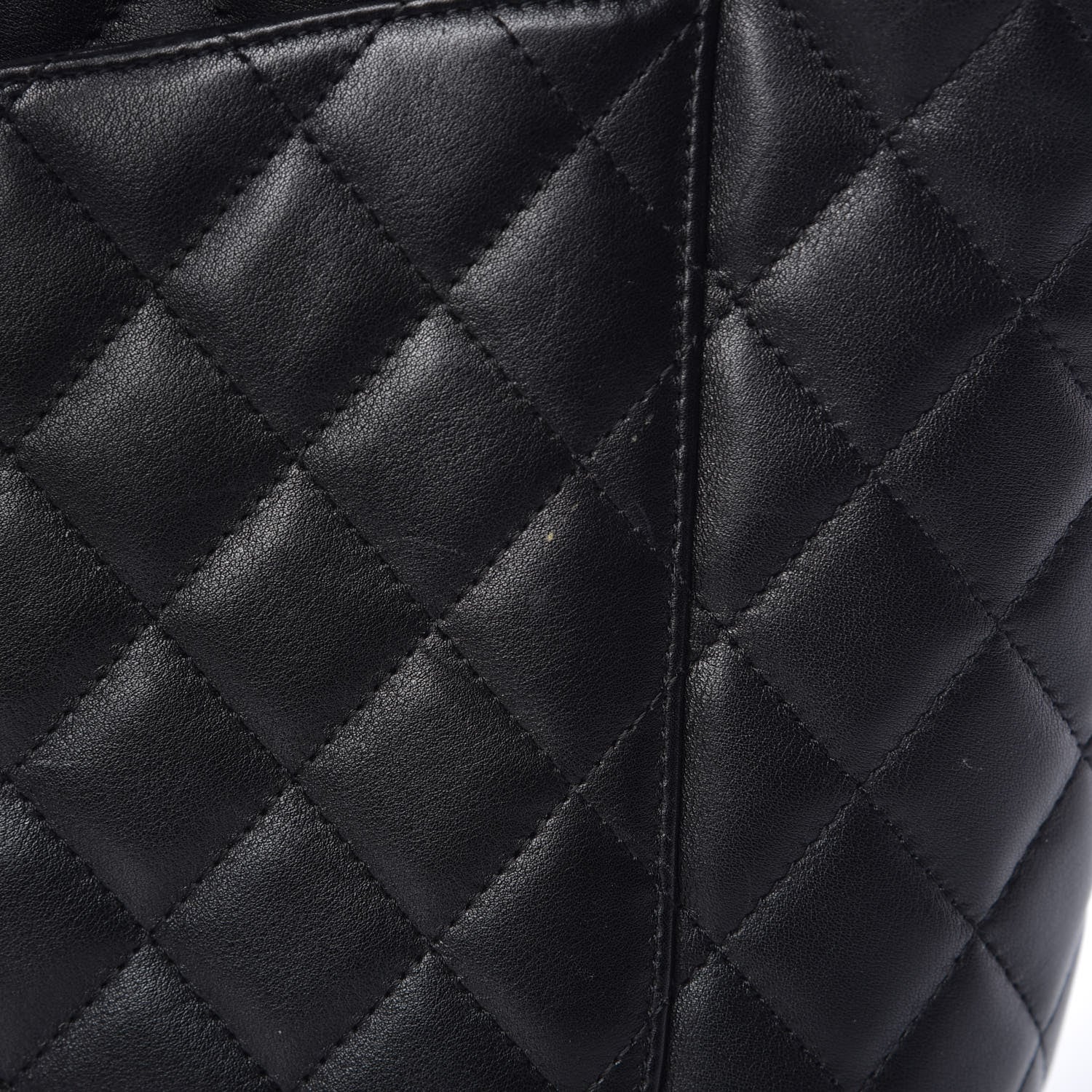 Chanel Calfskin Quilted Large Cambon Tote Black White 15 of 15