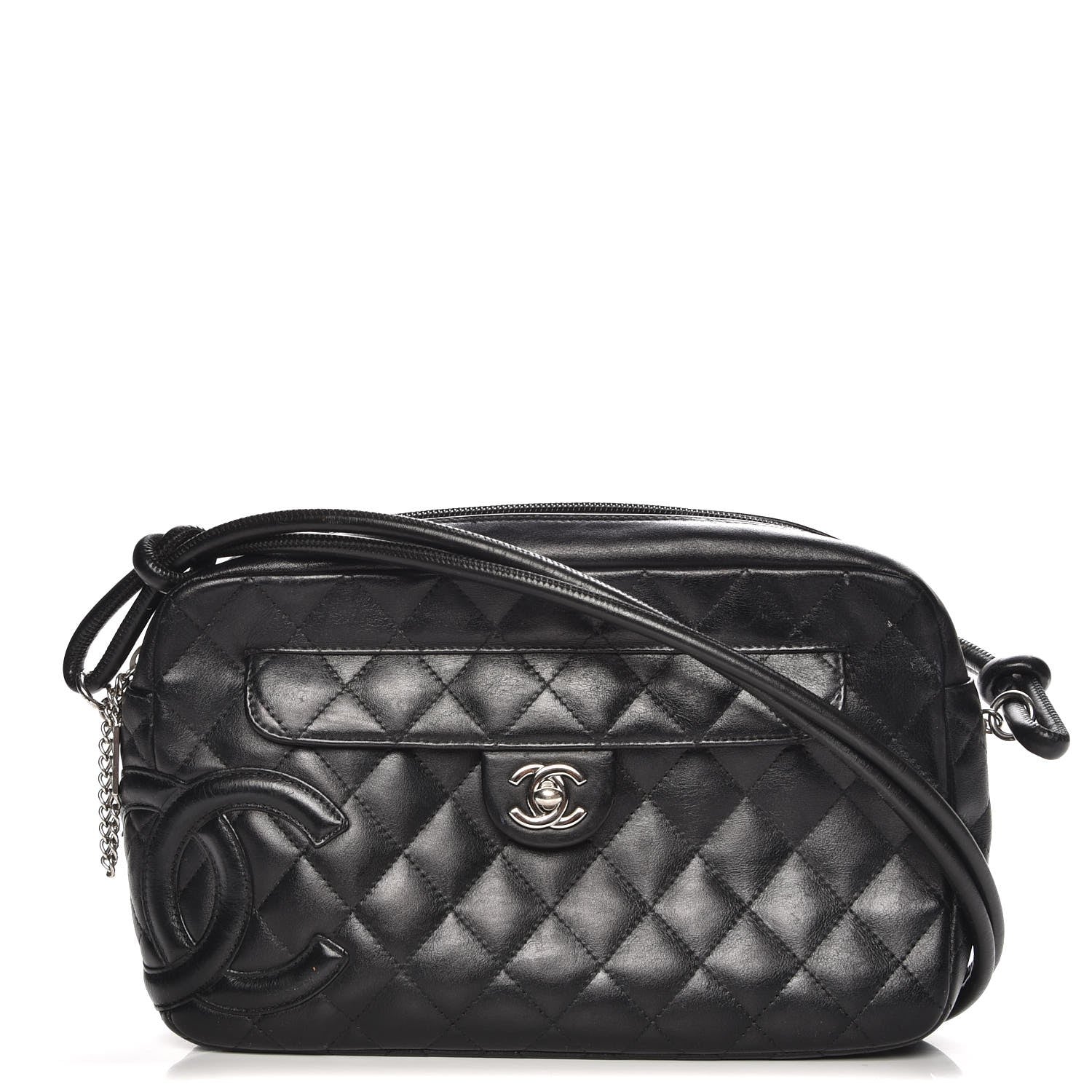 Chanel Calfskin Quilted Cambon Camera Case Black 1 of 11