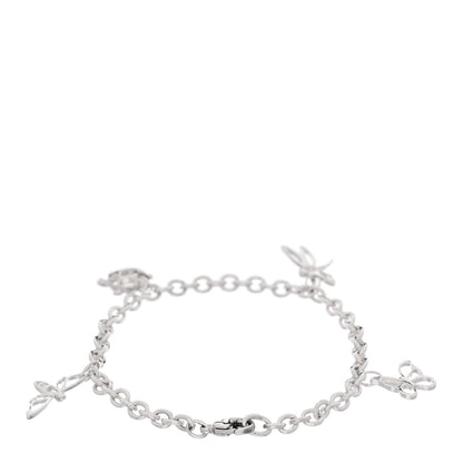 Tiffany Sterling Silver Butterfly Bee Dragonfly Turtle Charm Bracelet 2 of 5