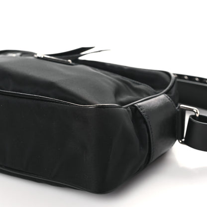 Prada Tessuto Nylon Studded New Vela Shoulder Bag Black Astrale 10 of 10