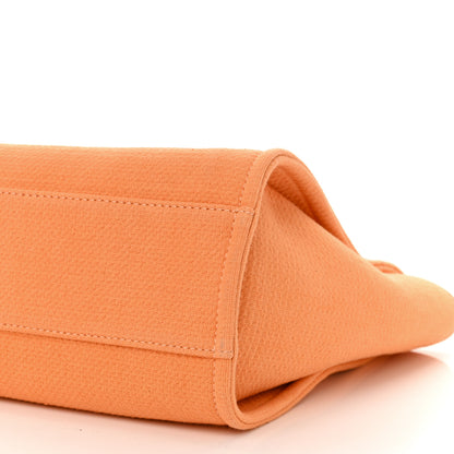 Chanel Canvas Small Deauville Tote Light Orange 11 of 12