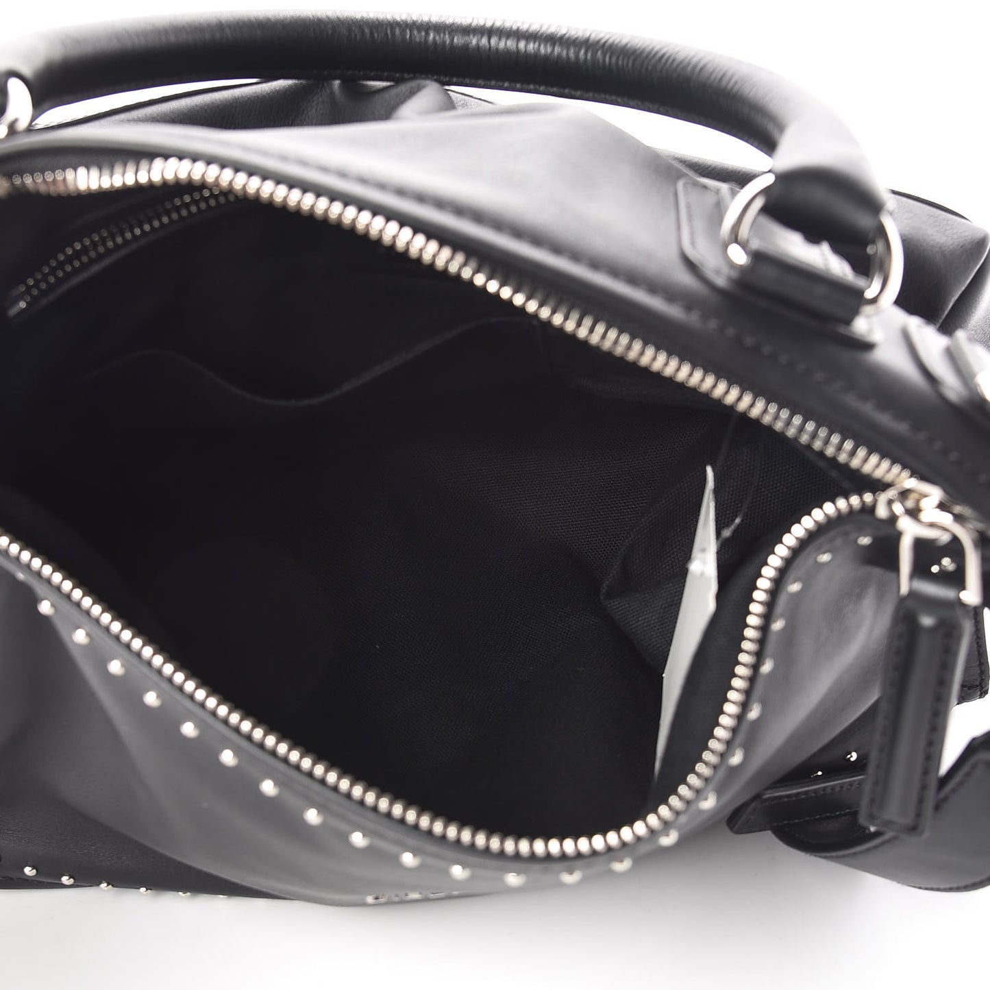 Calfskin Studded Medium Pandora Black