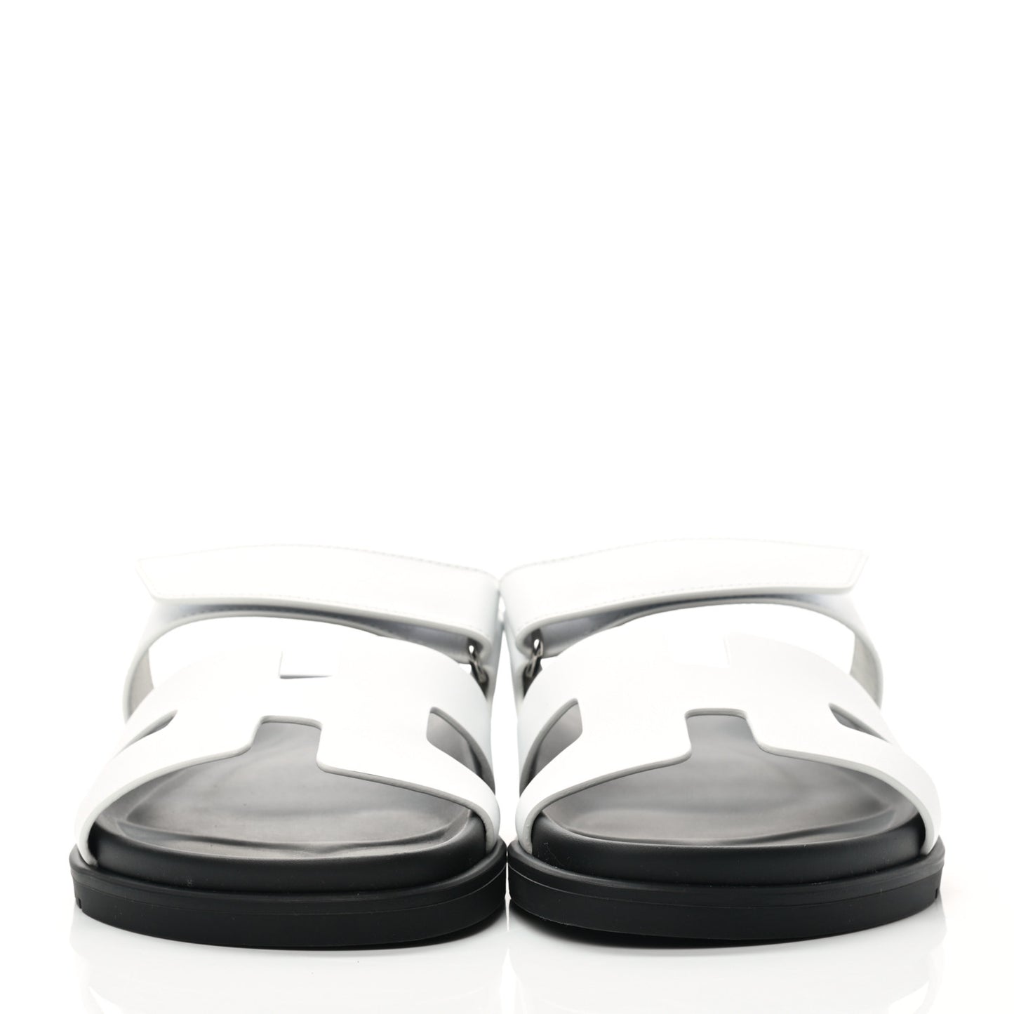 Calfskin Womens Chypre Sandals 39 White