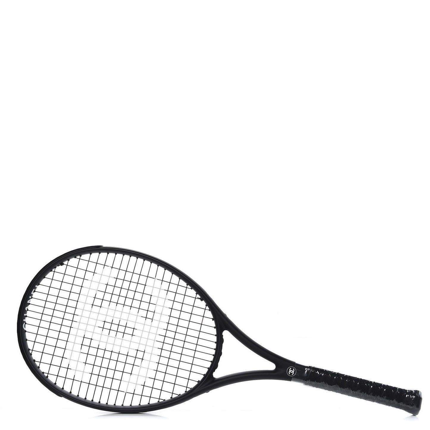 Tennis Racquet and Nylon Quilted Cover Black