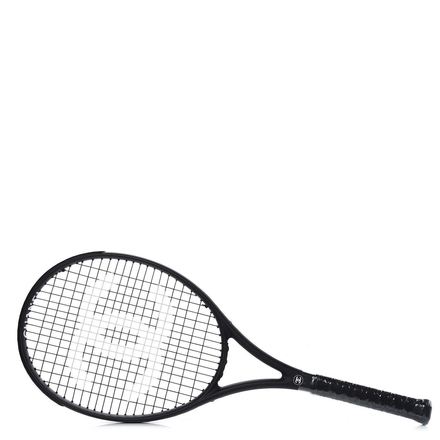 Chanel Tennis Racquet and Nylon Quilted Cover Black 2 of 8