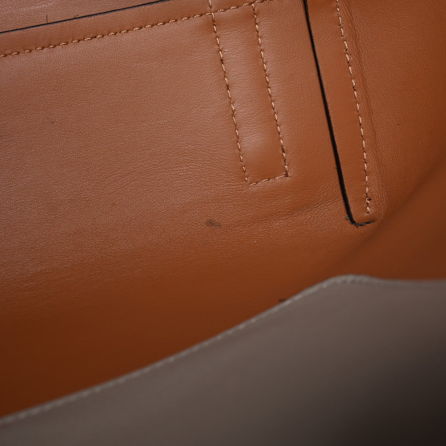 Soft Grain Calfskin Medium Belt Bag Mineral Grey