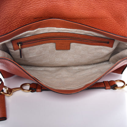 Gucci Calfskin Harness Shoulder Bag New Rust 5 of 20