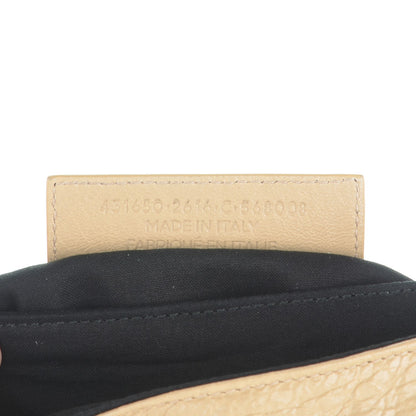 Balenciaga Agneau Classic Hardware Mini Envelope Strap Clutch Beige Sable 7 of 7