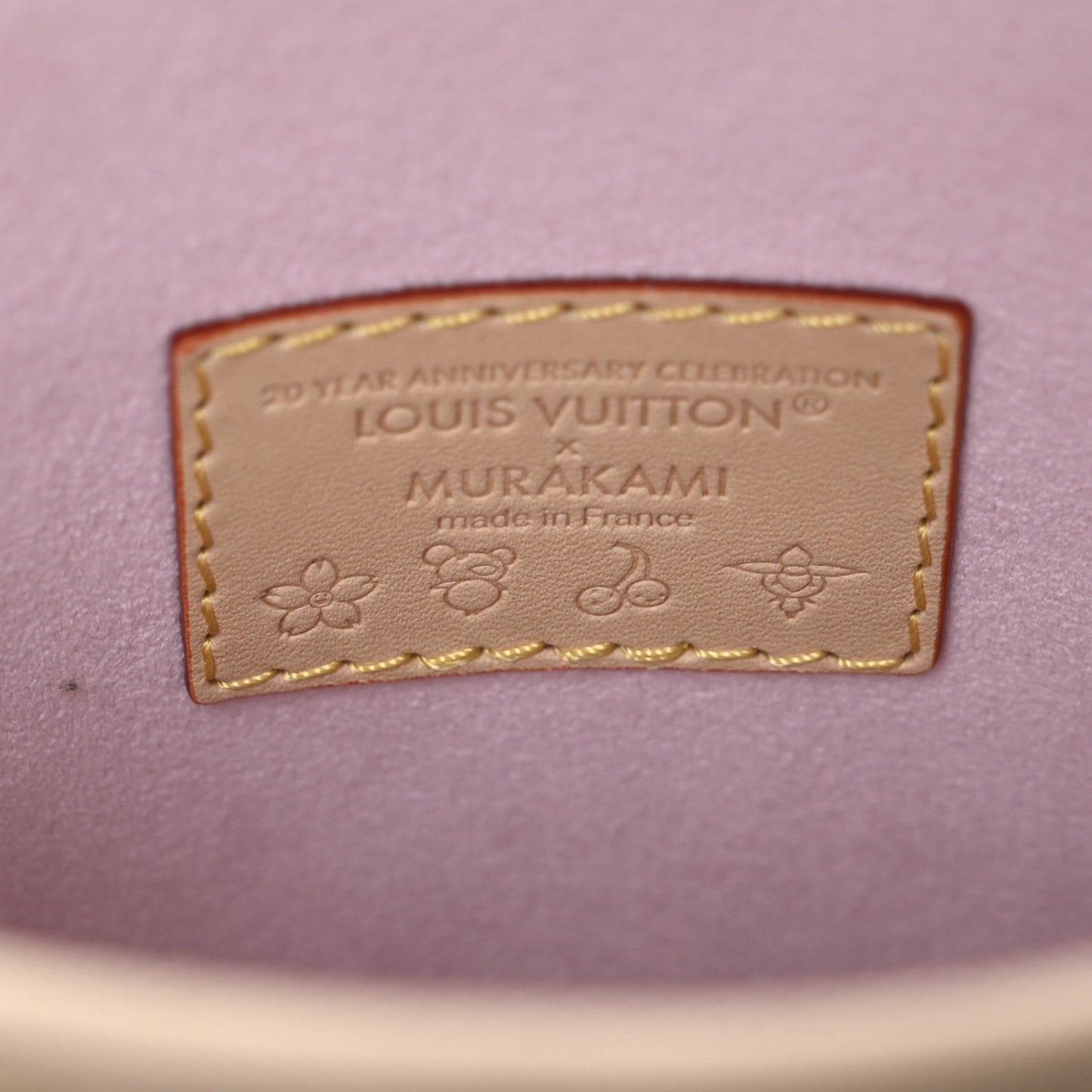 LV X TM Monogram Cherry Blossom Nano Bucket Sakura Brown
