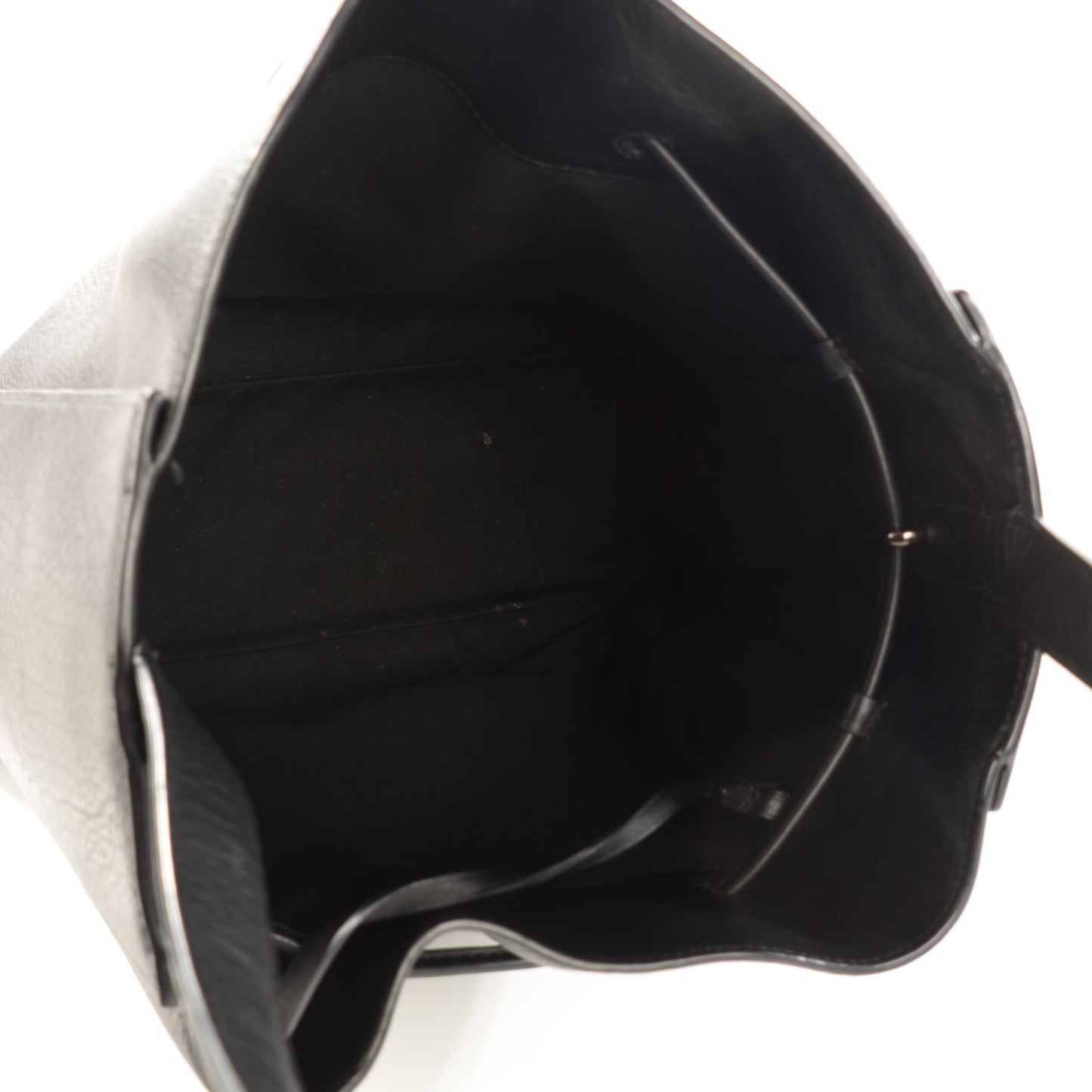 3.1 Smooth Calfskin Large Soleil Bucket Bag Black