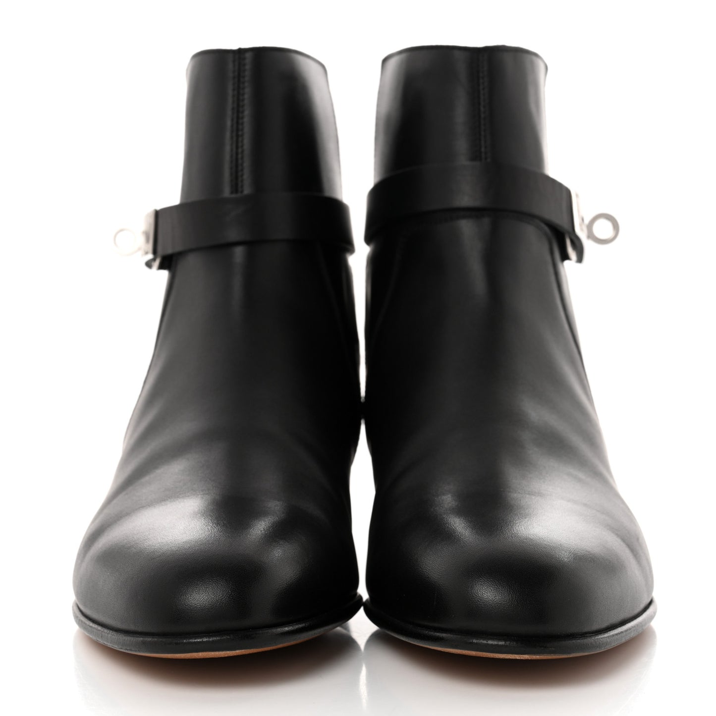 Calfskin Neo Low Boots 36.5 Black