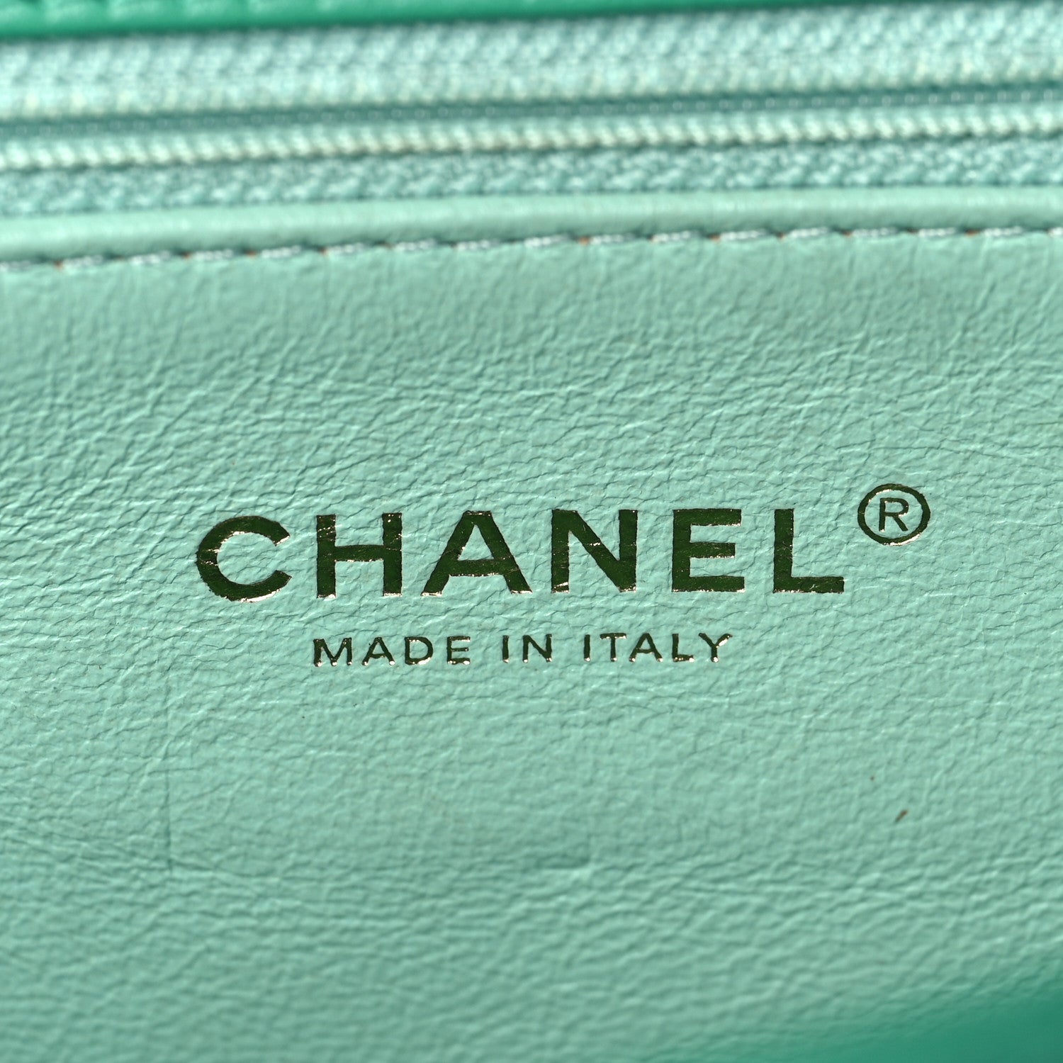Chanel Caviar Quilted Medium CC Filigree Flap Green 5 of 9