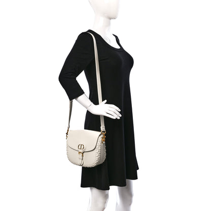 Christian Dior Grained Calfskin Medium Whipstitched Bobby Bag White 2 of 15