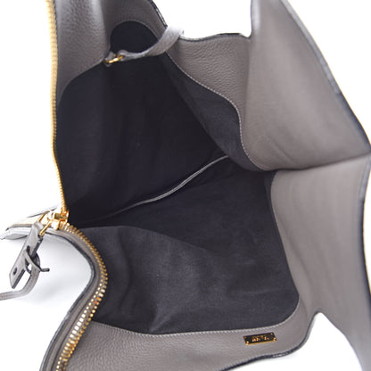 Tom Ford Calfskin Large Alix Padlock Zip Shoulder Bag Graphite 6 of 13