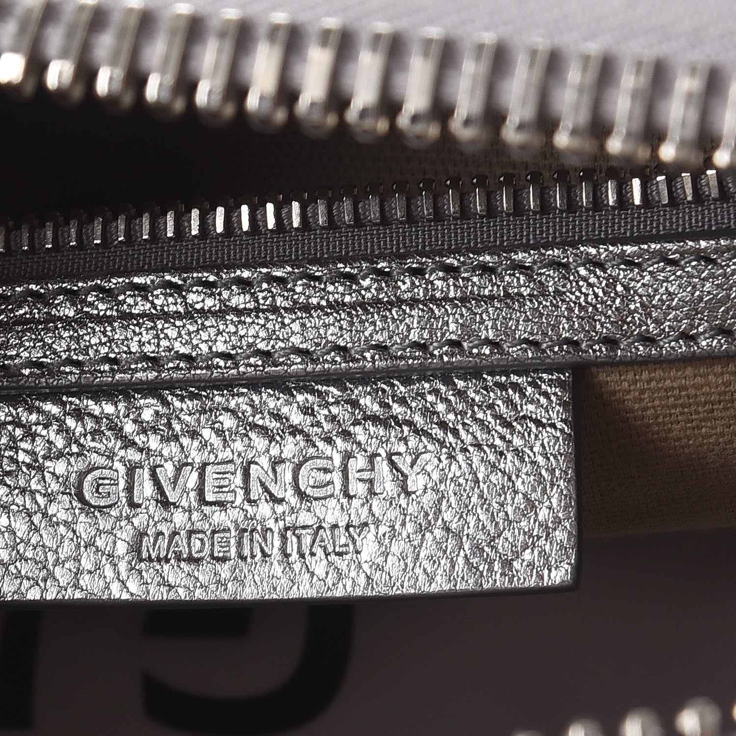 Givenchy Metallic Sugar Goatskin Small Antigona Silver 7 of 10