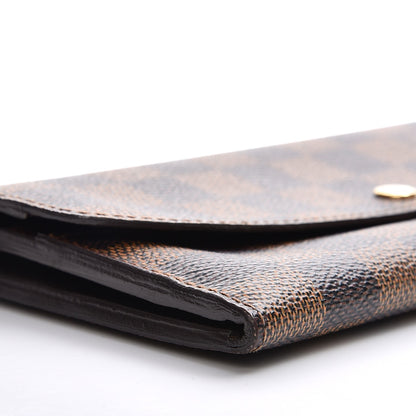 Louis Vuitton Damier Ebene Emilie Wallet 7 of 7