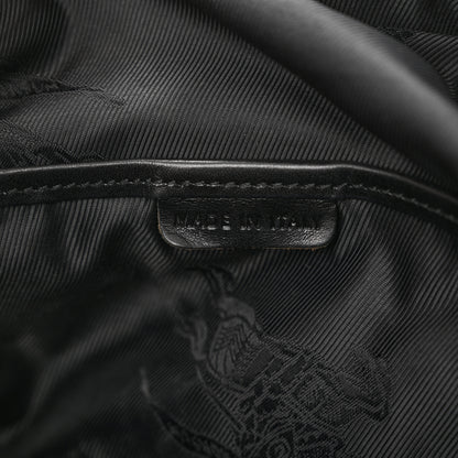 Burberry Prorsum Calfskin Studded Knight Satchel Black 6 of 16