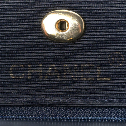 Chanel Wool Grosgrain Quilted Shoulder Bag Pink Black 6 of 9