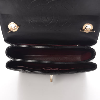 Chanel Lambskin Quilted Small Trendy CC Dual Handle Flap Bag Black 5 of 8
