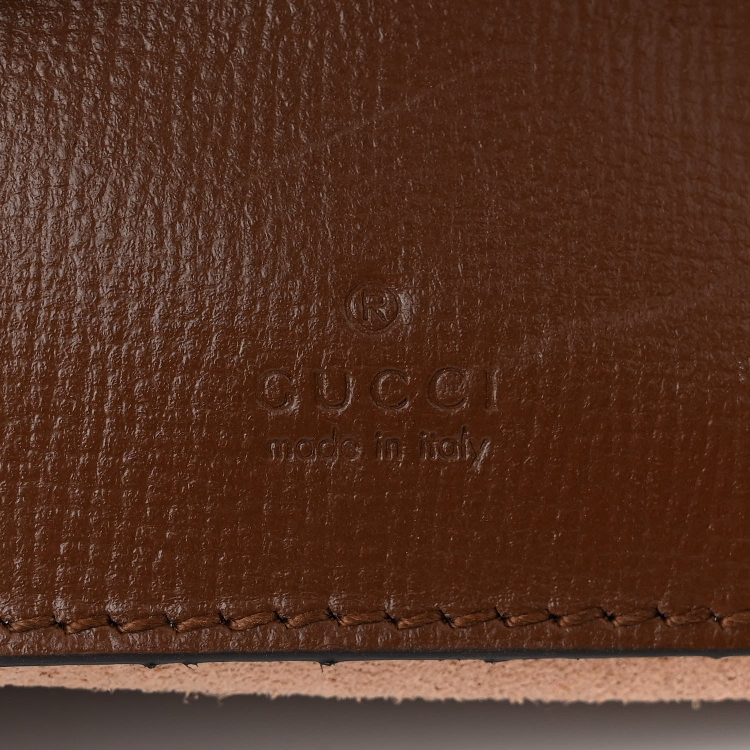 Gucci GG Supreme Monogram Azalea Calfskin Mini Retro Interlocking G Half Moon Bag Beige Ebony Brown Sugar 6 of 11