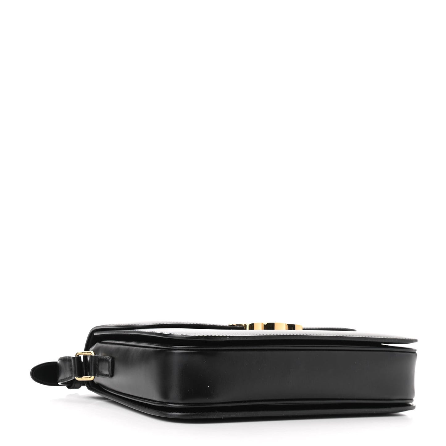 Shiny Calfskin Large Triomphe Black
