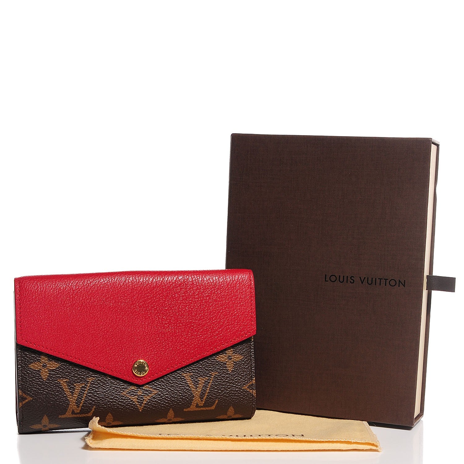 Louis Vuitton Monogram Pallas Compact Wallet Cherry 4 of 7