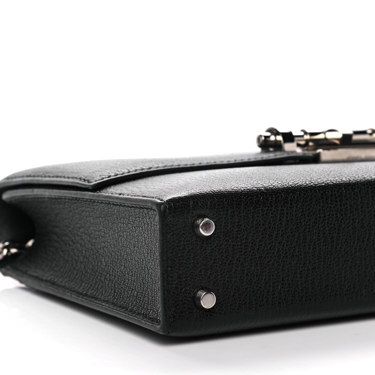 Hermes Chevre Mysore Mini Verrou Chaine Bag Black 10 of 20