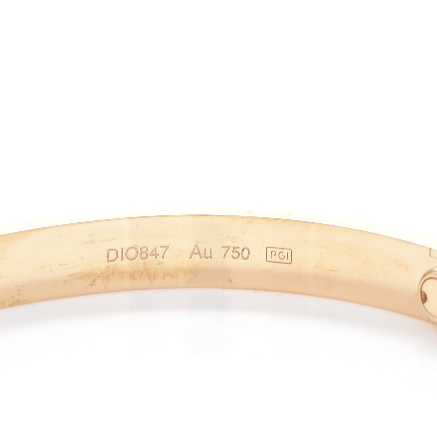 18K Yellow Gold LOVE Bracelet 19