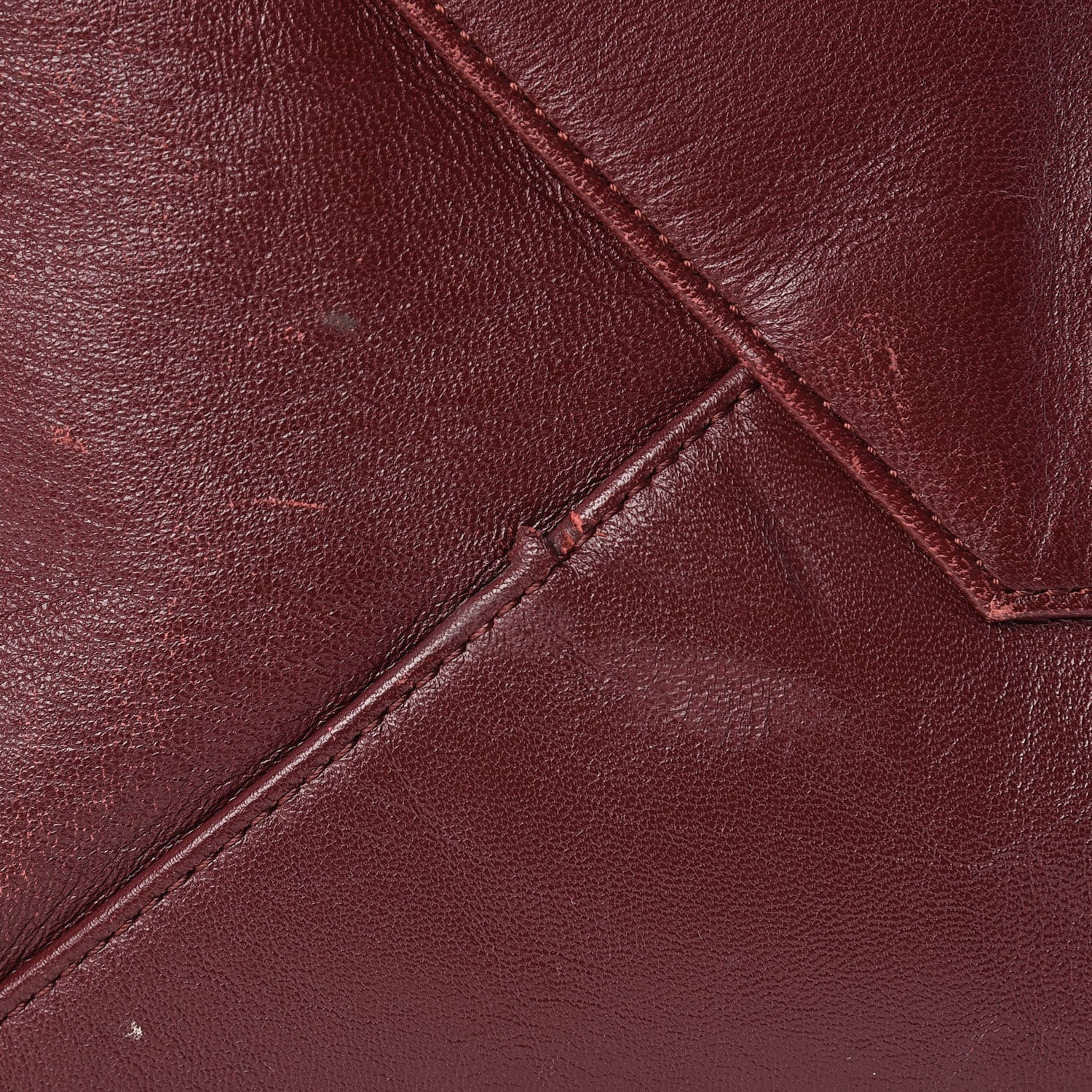 Celine Lambskin Horizontal Bi-Color Cabas Pink Rust 16 of 16