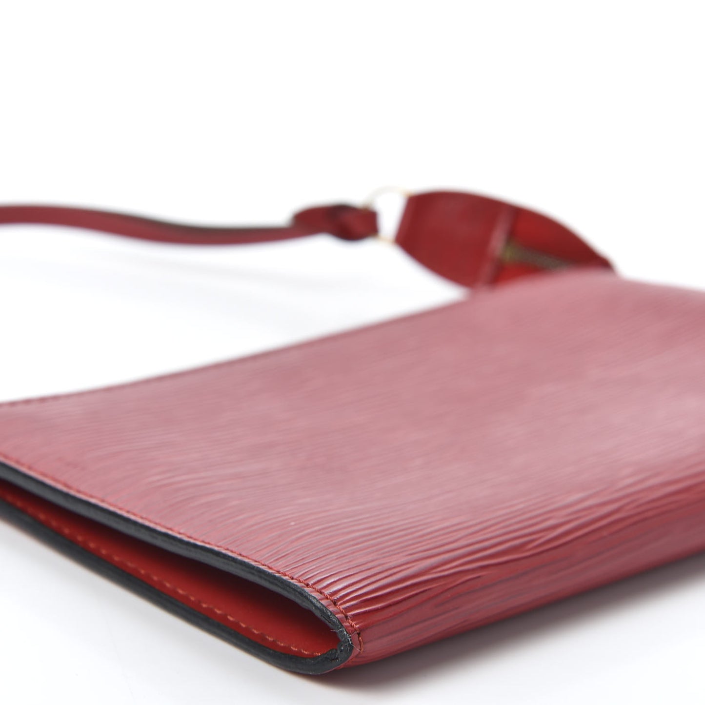 Epi Pochette Accessories 24 Castillan Red
