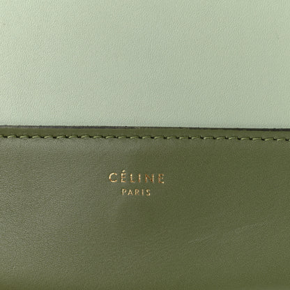 Celine Shiny Smooth Calfskin Medium Frame Shoulder Bag Olive Pastel Green 6 of 13