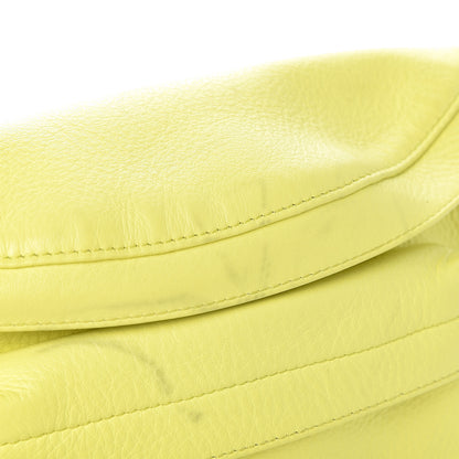 Balenciaga Smooth Calfskin Logo Large Everyday Beltpack Acid Green 9 of 12