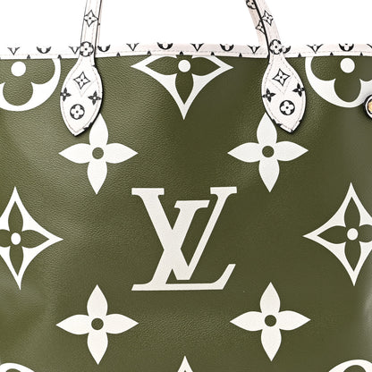 Louis Vuitton Monogram Giant Neverfull MM Kaki 8 of 10