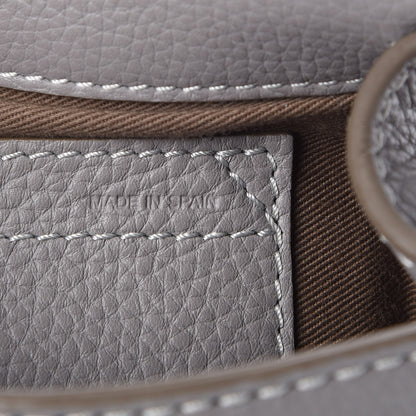 Chloe Calfskin Mini Marcie Round Crossbody Bag Cashmere Grey 7 of 10