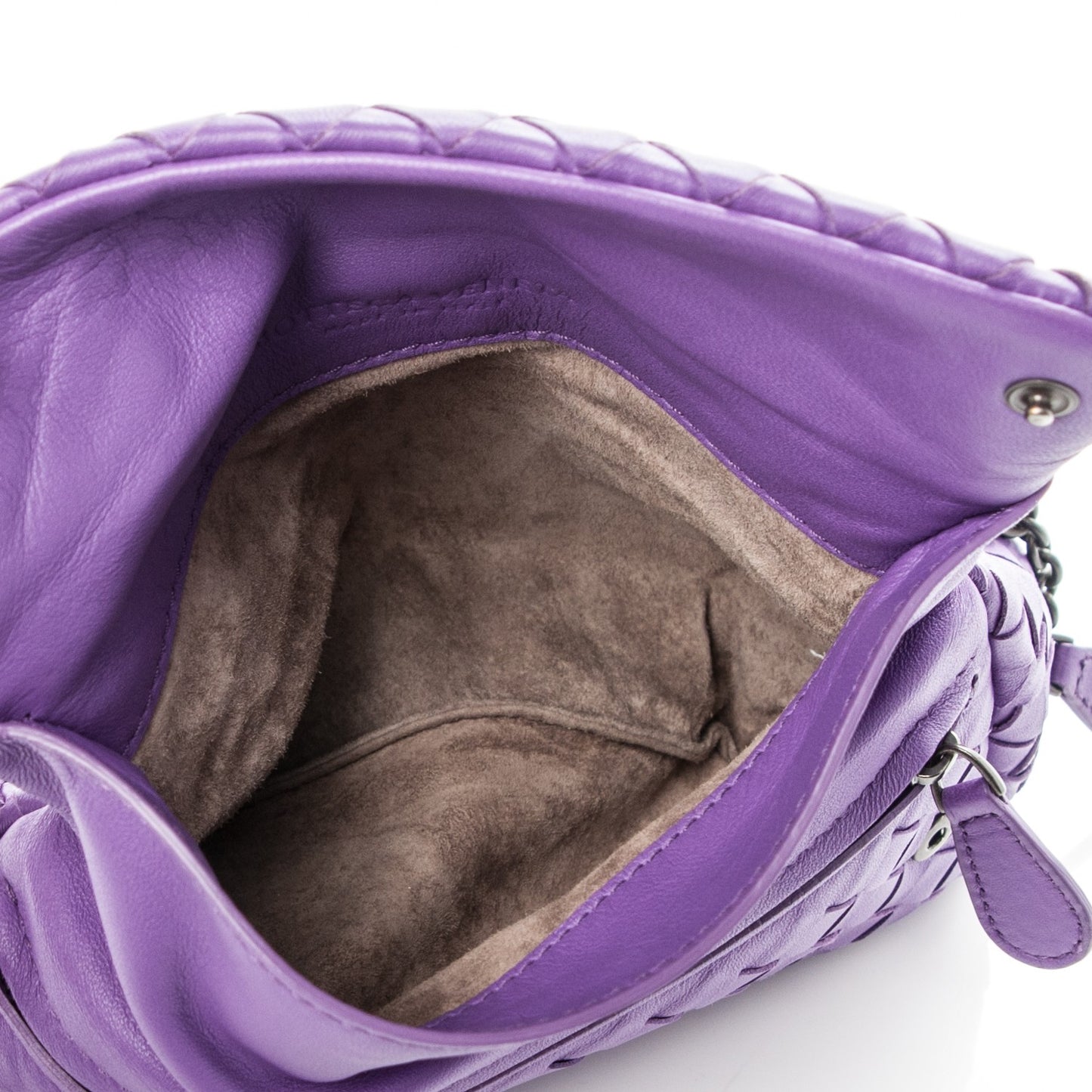 Nappa Intrecciato Mini Messenger Bag Byzantine