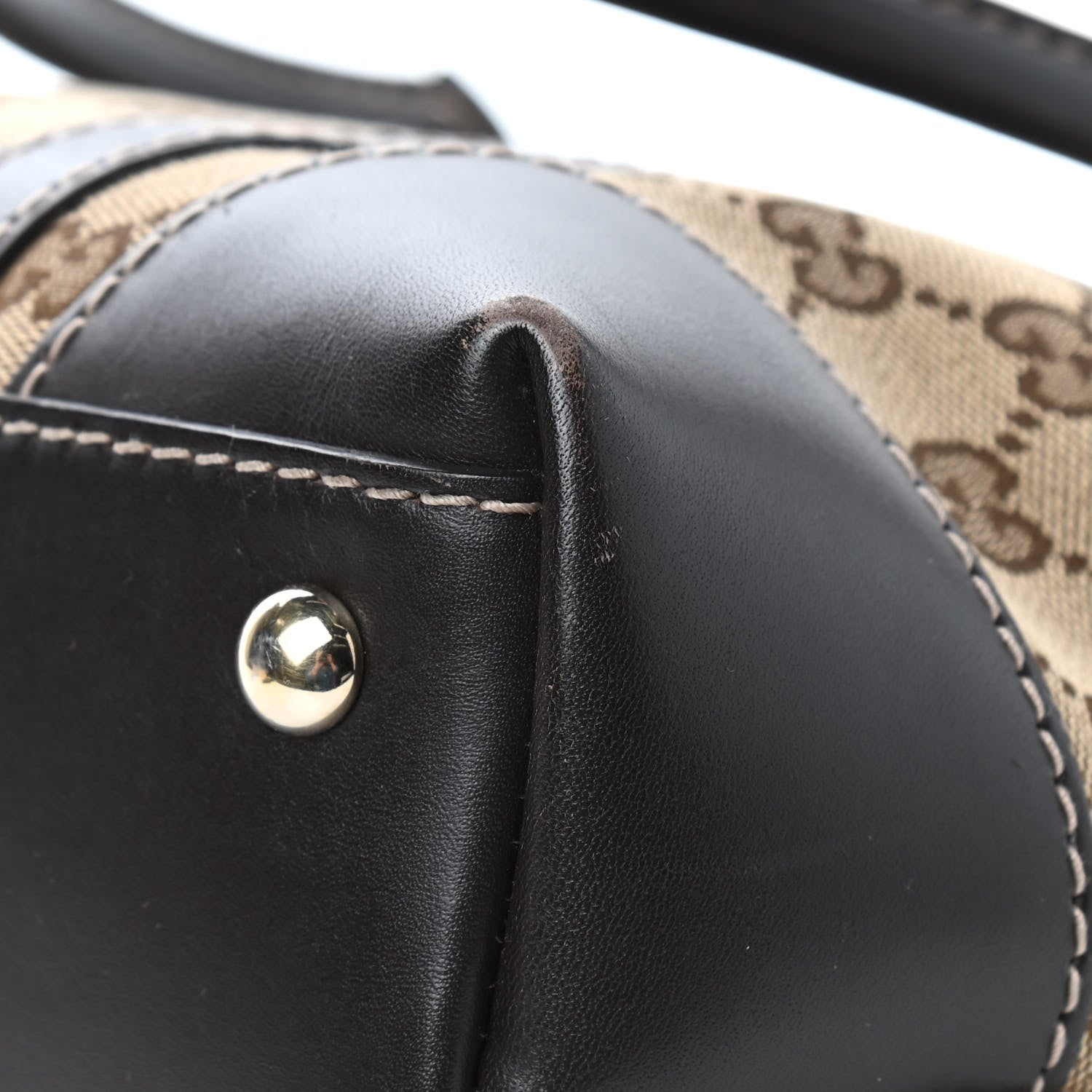 Gucci Monogram Small Lovely Heart Tote Dark Brown 10 of 13