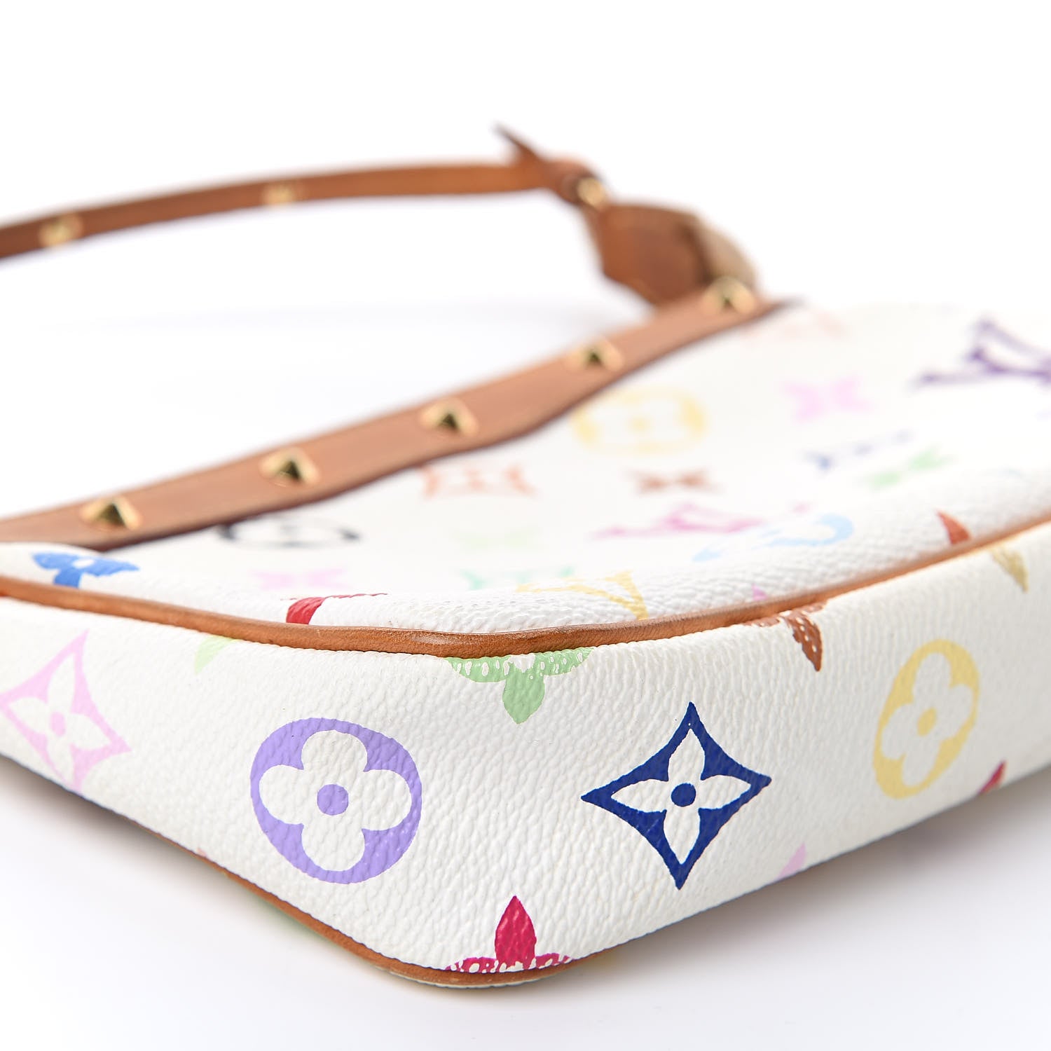 Louis Vuitton Monogram Multicolor Pochette Accessories White 7 of 15