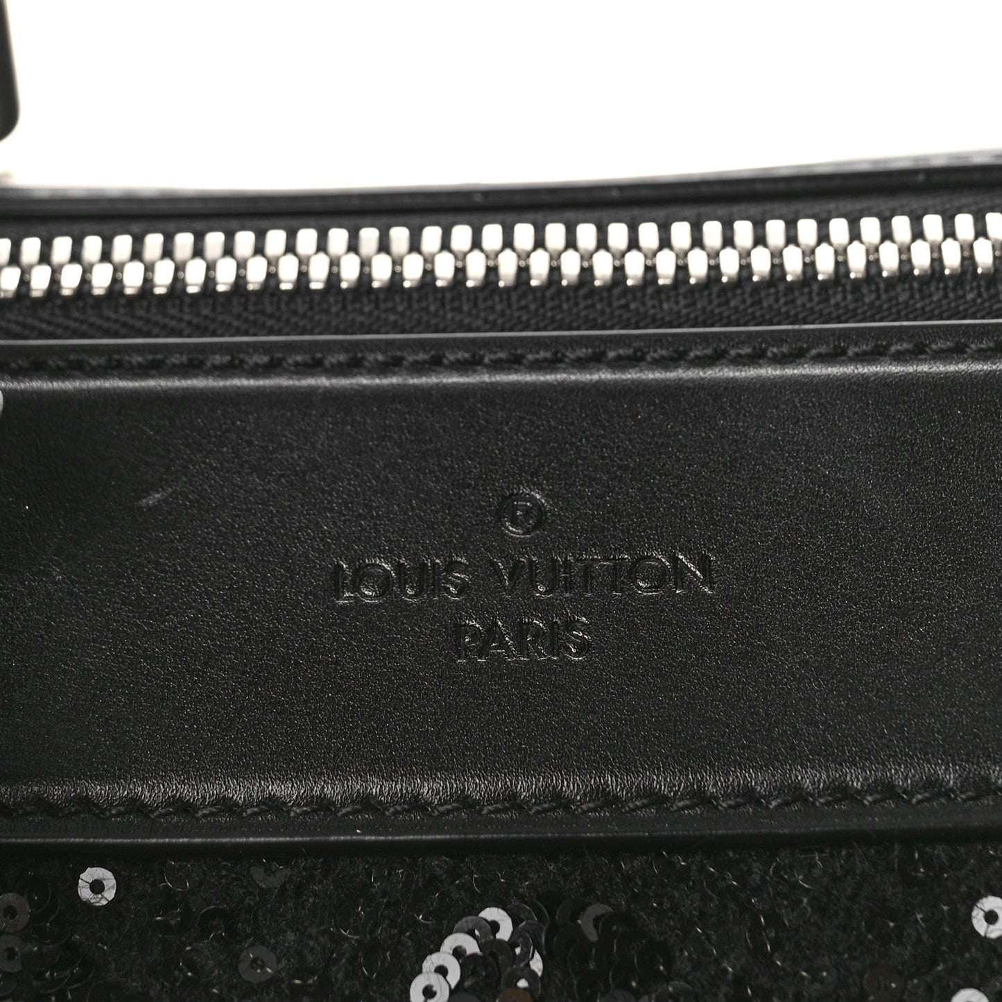 Sequin Monogram Sunshine Express Speedy Black