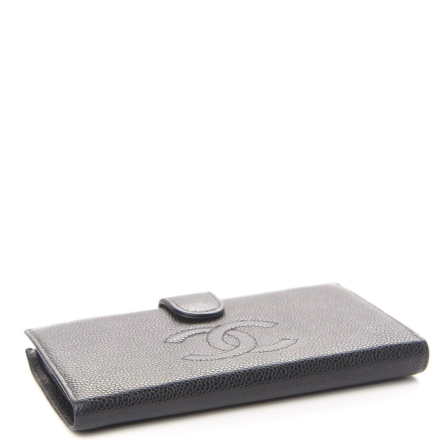 Caviar Timeless CC French Wallet Black